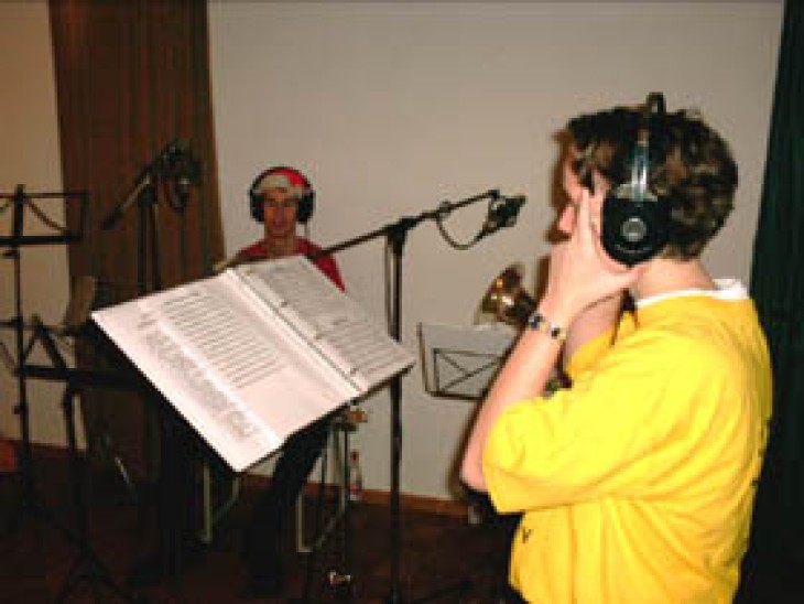 De opnamestudio in