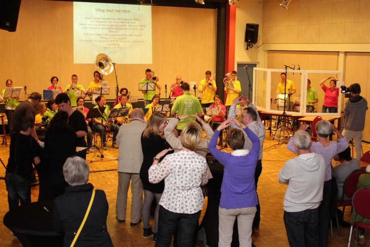 Gezellige en geslaagde CD-opname