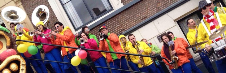 Carnavalsoptocht in Wageningen