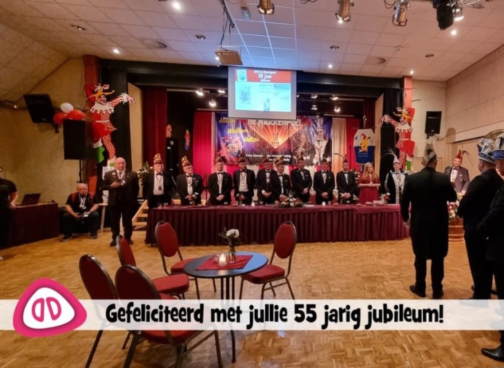 55 jarig jubileum Narrenpoel