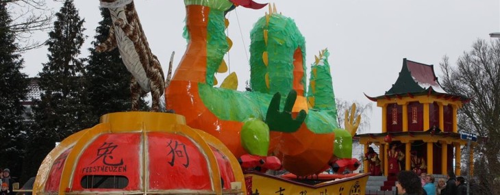 Schitterende optocht