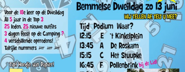 We tellen af naar 13 juni