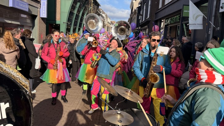 Optocht in Wageningen