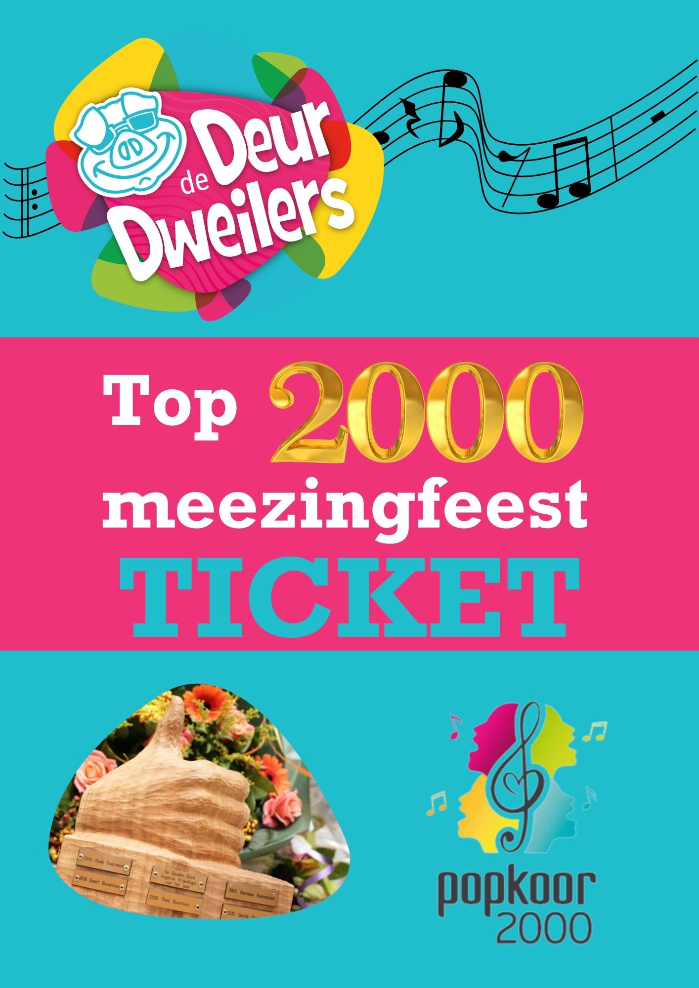Ticket "Angerse Top 2000 meezingfeest"